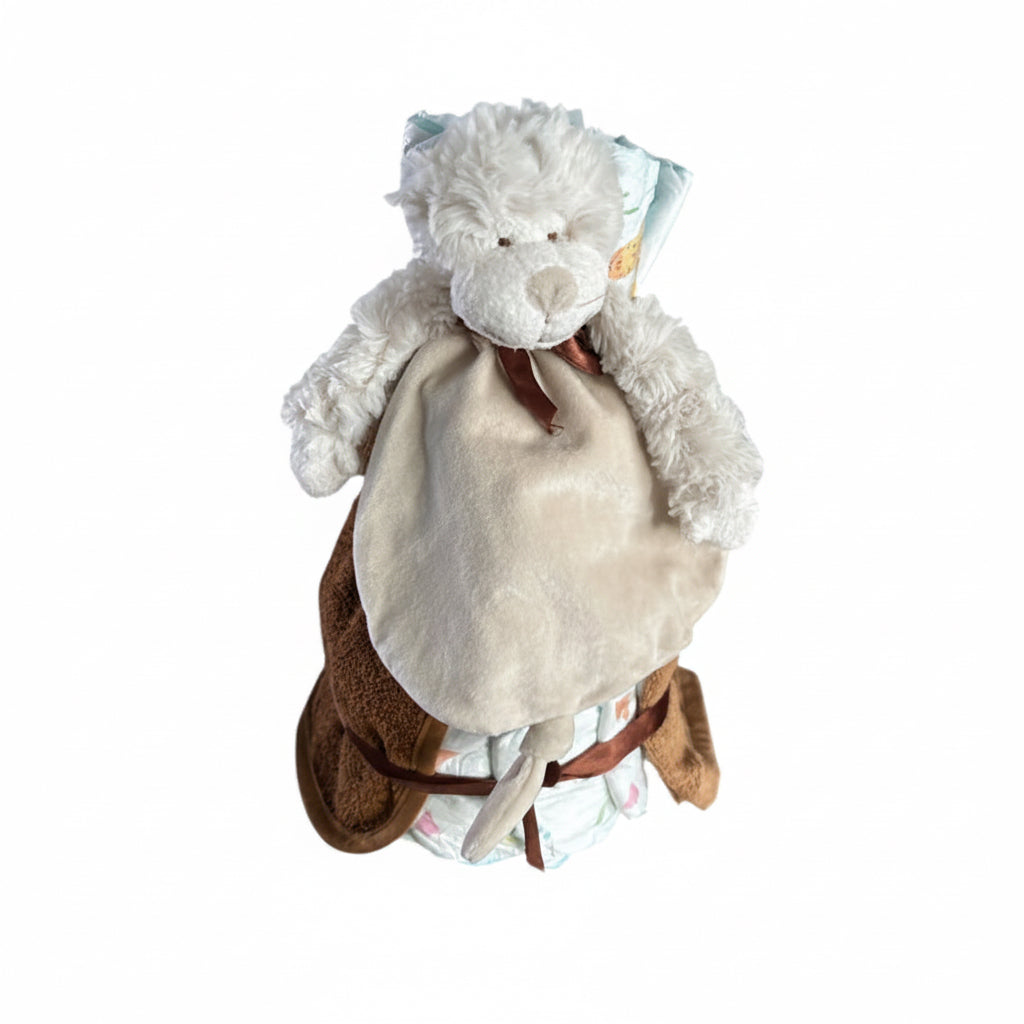 Luiertaart Aap Bruin