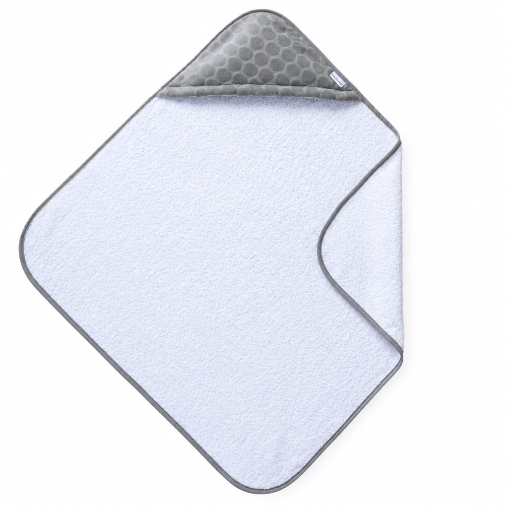 Clair de Lune Badcape Grijs / Wit