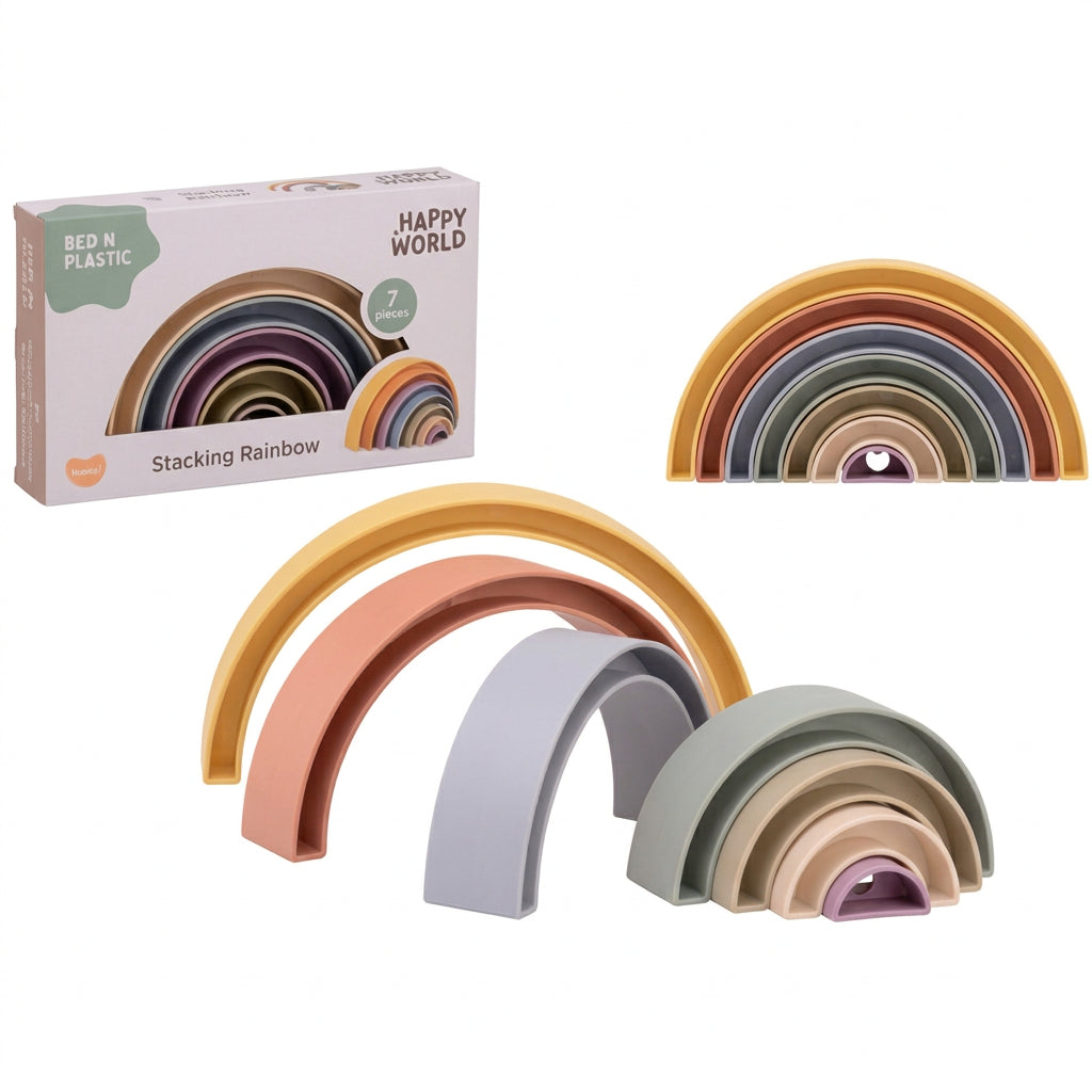 Happy World Stapel Regenboog 7pcs