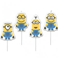 Disney Minions 4 Figuur Kaarsjes