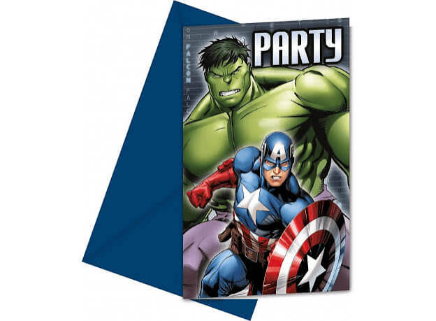 Marvel Avangers Uitnodigingen
