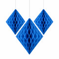 Honeycomb Hang Deco Blauw