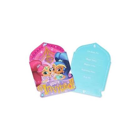 Shimmer & Shine Uitnodigingen