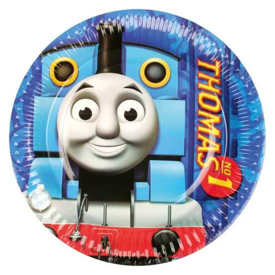 Thomas de Trein Bordjes 23cm Blauw