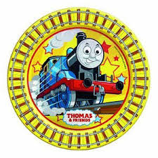 Thomas de Trein Bordjes 23cm Geel