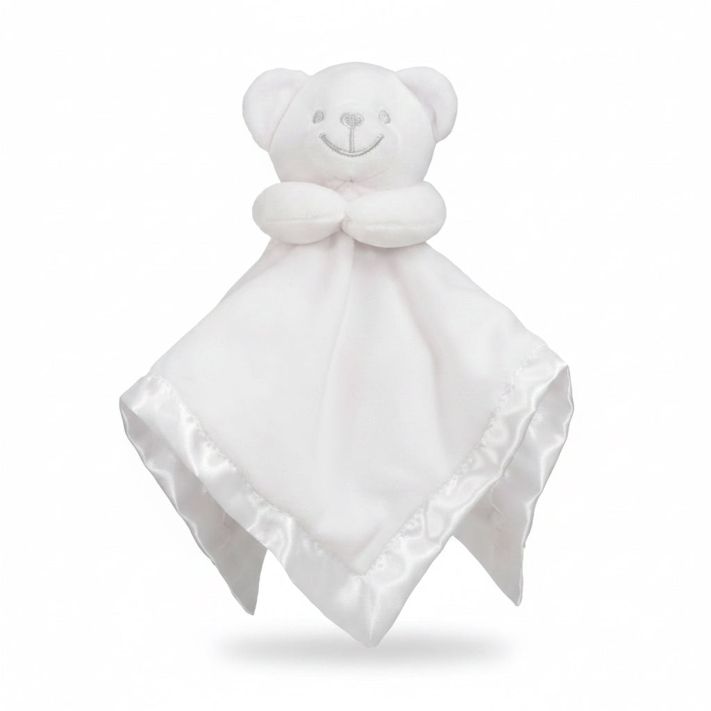 Softtouch Knuffeldoek Beer Wit