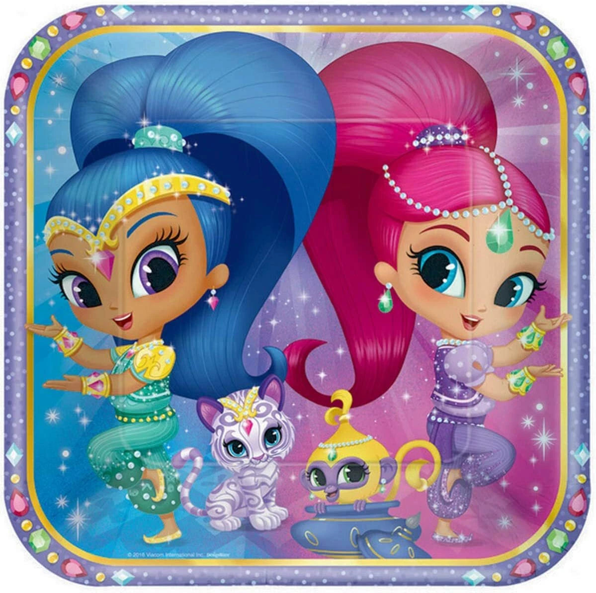 Shimmer & Shine Bordjes 17 cm